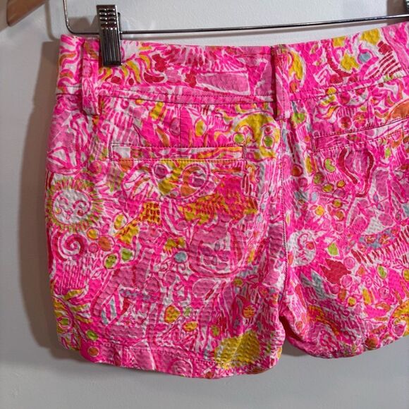Lilly Pulitzer Callahan 5” Shorts Pink Pout More KINIS in The Keys Size 2 - Picture 10 of 16